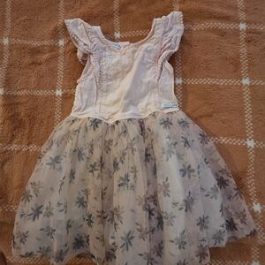 Calvin Klein Jeans Pink Floral Kids Dress
